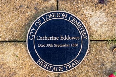 Memorial to Catherine Eddowes.