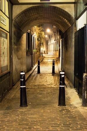 Jack the Ripper murder site in George Yard.