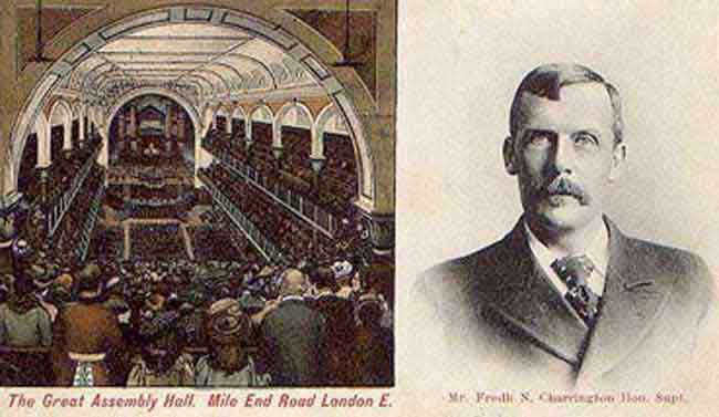 The Great Assembly Hall And Frederick Charrington.