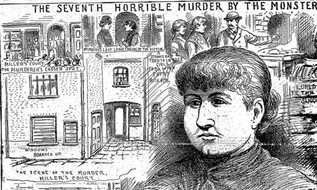 The Illustrated Police News article on the murder of Mary Kelly.