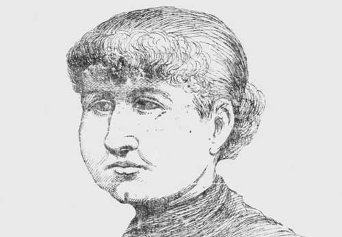 A portrait of Mary Kelly.