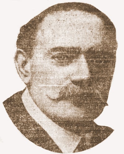A photograph of Melville Macnaghten.
