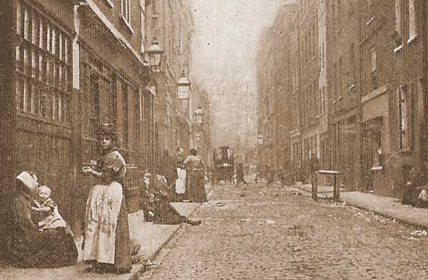 A photograph of Dorset Street.