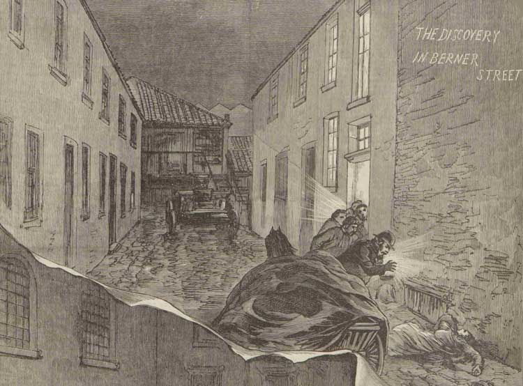 An illustration showing Dutfield's Yard.