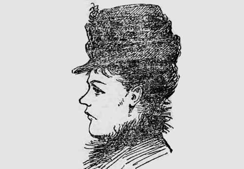 A portrait of Frances Coles.