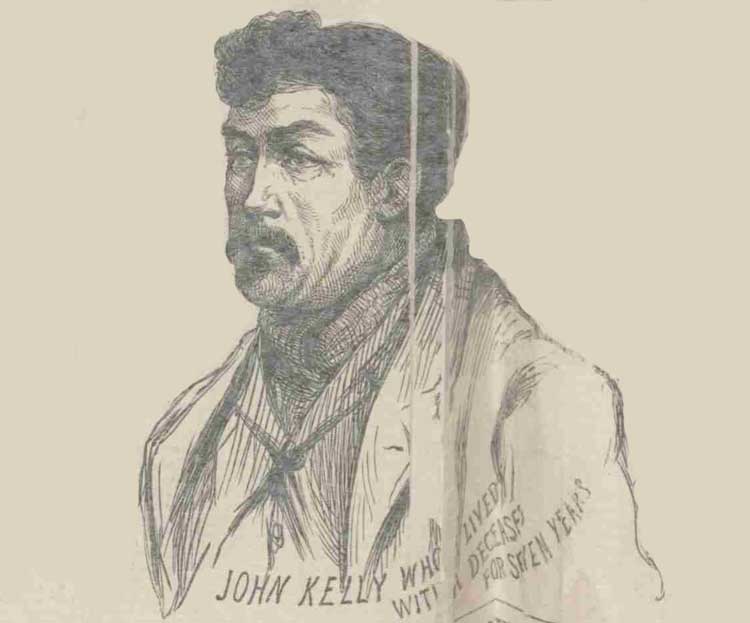 A sketch of John Kelly.