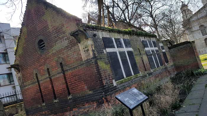 A photograph of the mortuary.