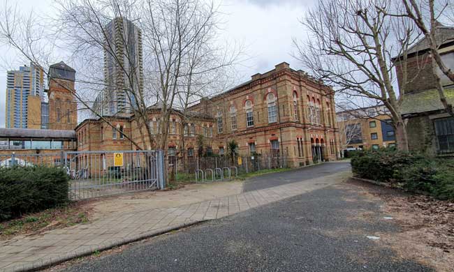 The surviving buildings of Lambeth Workhouse.