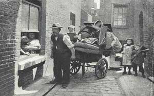 A family moving house.